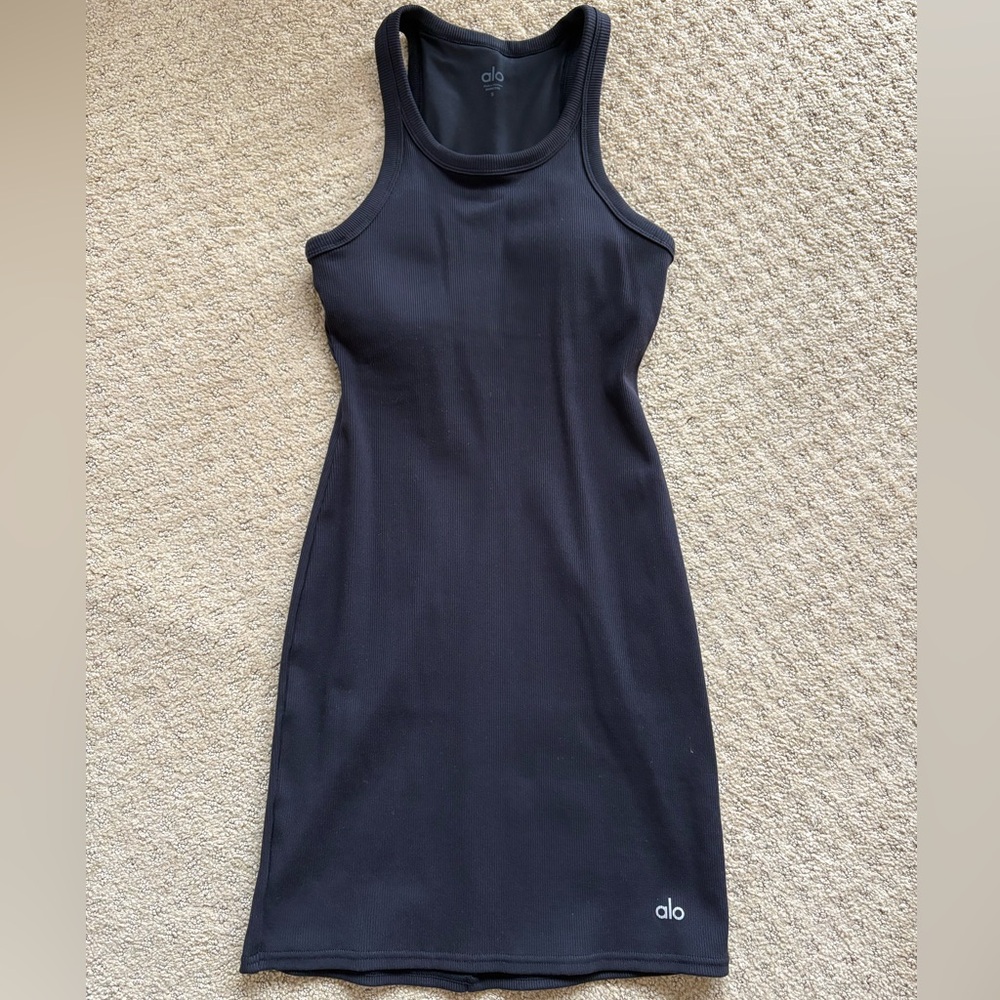 Alo Yoga Black Mini Dress